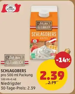 PENNY Schlagobers Angebot