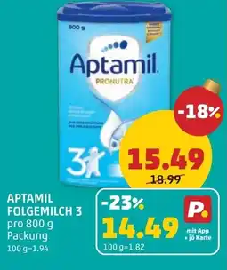 PENNY Aptamil folgemilch 3 Angebot