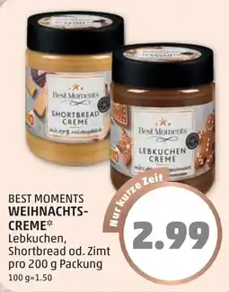 PENNY Best moments weihnachts- creme Angebot