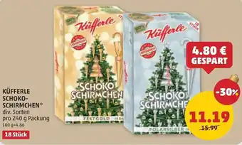 PENNY Küfferle schoko- schirmchen Angebot