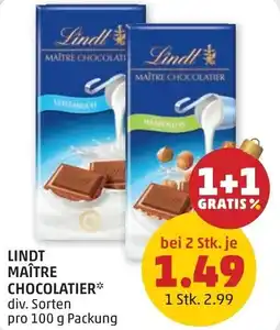 PENNY Lindt maître chocolatier Angebot