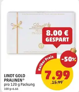 PENNY Lindt gold pralinen Angebot