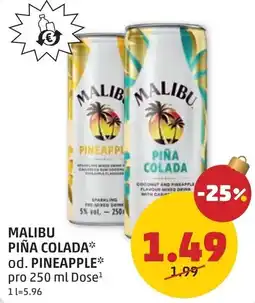 PENNY Malibu piña colada od. pineapple Angebot