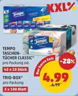 PENNY Tempo taschen- tücher classic Angebot