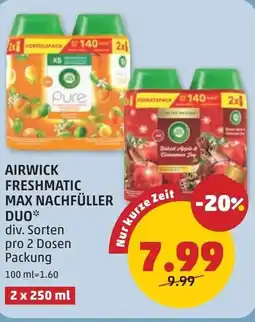 PENNY Airwick freshmatic max nachfüller duo Angebot