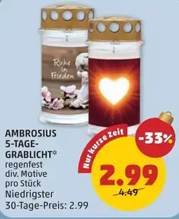 PENNY Ambrosius 5-tage- grablicht Angebot