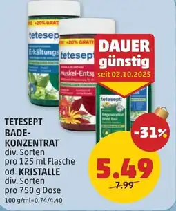 PENNY TETESEPT BADE- KONZENTRAT Angebot