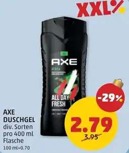 PENNY AXE DUSCHGEL Angebot