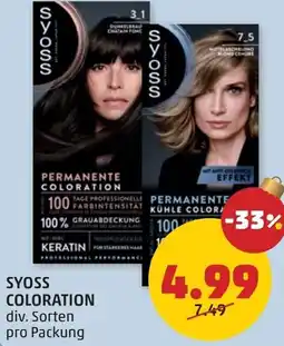 PENNY SYOSS COLORATION Angebot