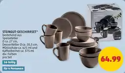 PENNY Steingut-geschirrset Angebot