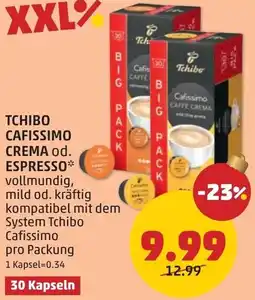 PENNY Tchibo cafissimo crema od. espresso Angebot