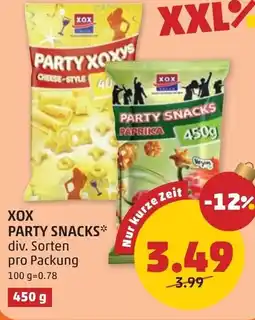 PENNY XOX PARTY SNACKS Angebot