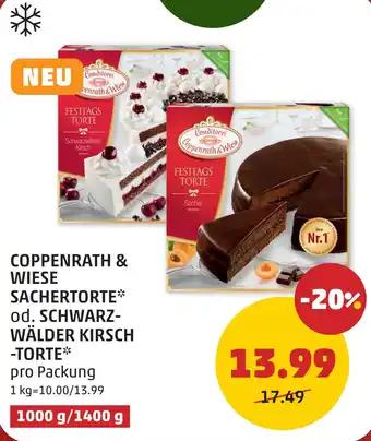 Coppenrath & wiese sachertorte od. schwarz- wälder kirsch -torte