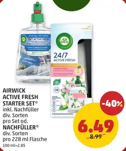 PENNY Airwick active fresh starter set Angebot