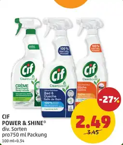 PENNY CIF POWER & SHINE Angebot