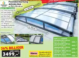 Norma Poolüberdachung AQUALINA Angebot