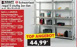 Norma KRAFT Schwerlast- regal 5-stufig 2er-Set Angebot