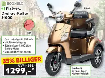 Elektro- Dreirad-Roller