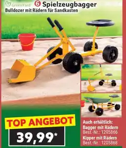 Norma GreenYard Spielzeugbagger Angebot