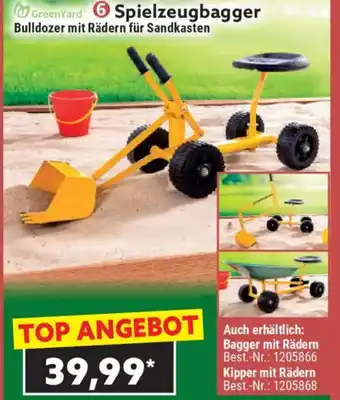 Norma GreenYard Spielzeugbagger Angebot