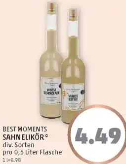 PENNY Best moments sahnelikör Angebot