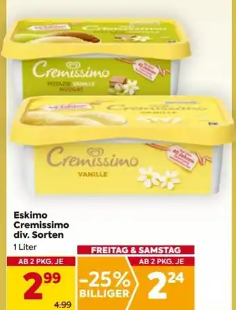 Eskimo Cremissimo div. Sorten