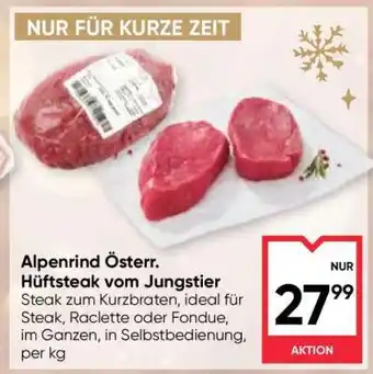 Maximarkt Alpenrind Österr. Huftsteak vom Jungstier Angebot