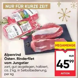 Maximarkt Alpenrind Österr. Rinderfilet vom Jungstier Angebot