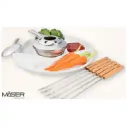 Maximarkt Fondue Zubehör Fonduegabeln aus Edelstahl Fondueteller Maximarkt Angebot
