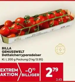 Billa Billa genusswelt dattelcherryparadeiser Angebot
