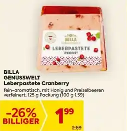 Billa Billa leberpastete leberpastete cranberry Angebot