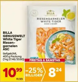 Billa Billa genusswelt white tiger riesen garnelen Angebot