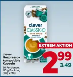 Billa Clever nespresso- kompatible kapseln Angebot