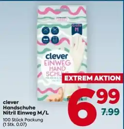 Billa Clever handschuhe nitril einweg m/l Angebot