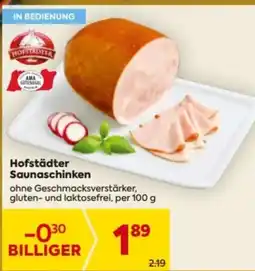 Billa Hofstädter Saunaschinken Angebot
