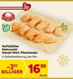 Billa Hofstädter mehrwohl hendl-mini-filetsteaks Angebot