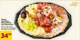 Billa Wurst schinken käse platte aus österreich Angebot
