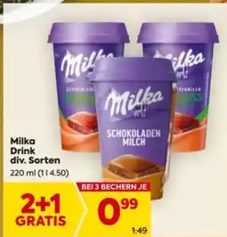 Billa Milka Drink Angebot