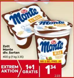 Billa Zott Monte Angebot