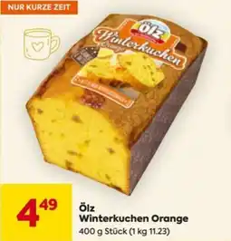 Billa Ölz Winterkuchen Orange Angebot