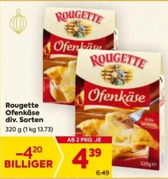Billa Rougette Ofenkäse Angebot
