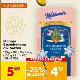 Billa Manner Baumbehang Angebot