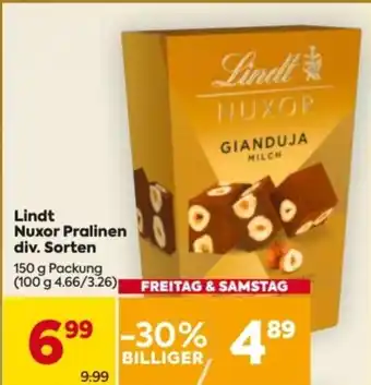 Billa Lindt Nuxor Pralinen Angebot