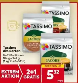 Billa Tassimo Angebot