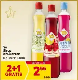 Billa Yo Sirup Angebot