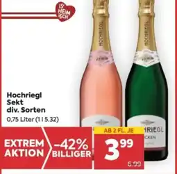 Billa Hochriegl Sekt Angebot