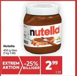Billa Nutella Angebot