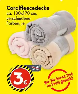 TEDi Coralfleecedecke Angebot