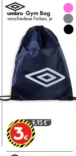 TEDi umbro Gym Bag Angebot