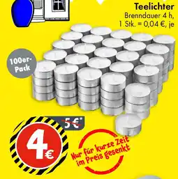 TEDi Teelichter Angebot